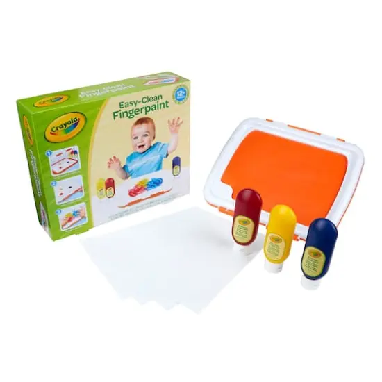 Crayola&reg; Easy-Clean Fingerpaint {1}