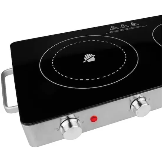 Brentwood Double Infrared Electric Countertop Burner {5}