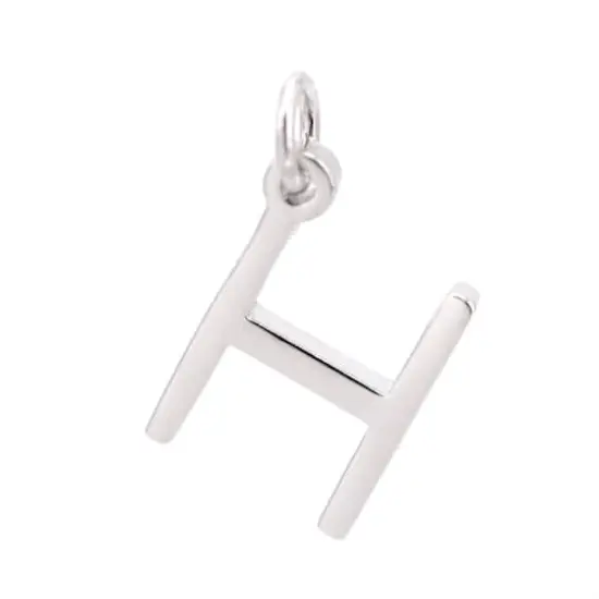 Sterling Silver Alphabet Charm by Bead Landing&trade; H {1}