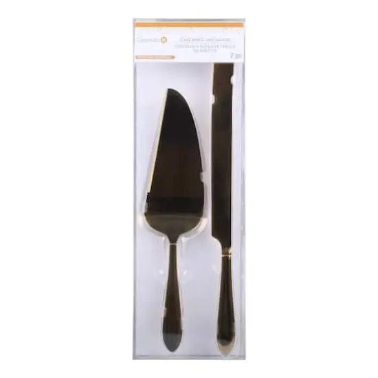 Gold-Finished Stainless Steel Cake Knife & Server Set by Celebrate It&trade; {3}