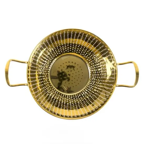 Gibson Home Gold 5-Quart Colander {8}