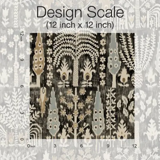 RoomMates Black Persian Ikat Peel & Stick Wallpaper {7}