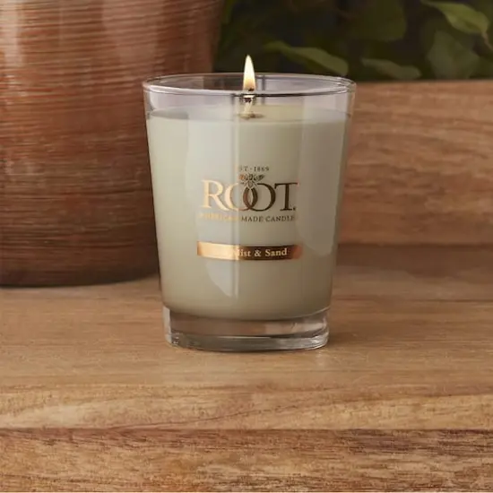 Root Candles 10.5oz. Large Scented Honeycomb Veriglass Jar Candle Salt Mist and Sand {3}