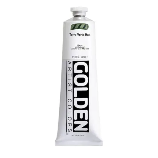 Golden® Historical Heavy Body Acrylics 5oz. Terre Verte Hue {1}