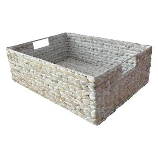 Large White Hyacinth Basket by Ashland&reg; {1}