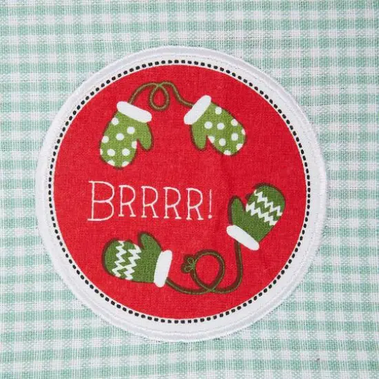 DII&reg; Brrrr Mittens Embroidered Dishtowel Set {7}