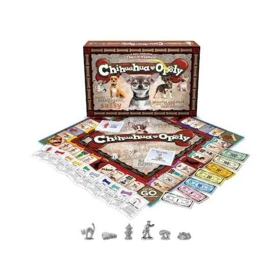 Late For The Sky Chihuahua-Opoly&trade; Board Game {1}