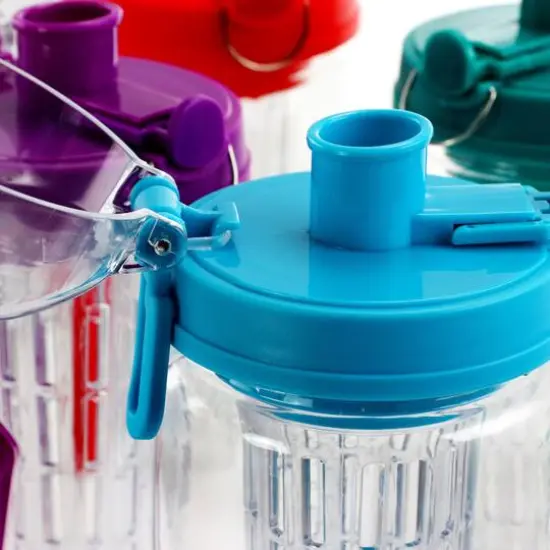 Gibson Home&reg; Rockland 32oz. Assorted Colors Hydration Bottle Set {8}