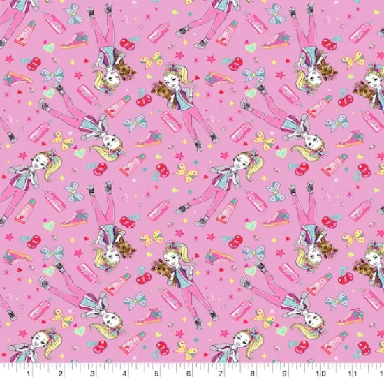 Nickelodeon JoJo Siwa & BowBow Cotton Fabric {3}