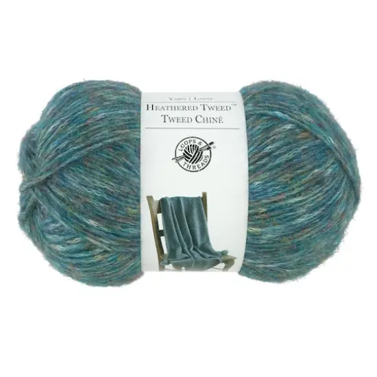 Heathered Tweed&trade; Yarn by Loops & Threads&reg; Azure {1}
