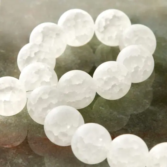 White Quartz Round Beads, 10mm by Bead Landing&trade; {3}