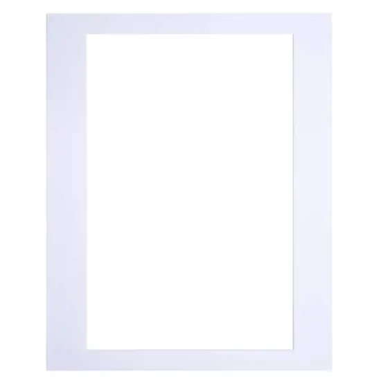 16" x 20" White Mat by Studio D&eacute;cor&reg;, 12" x 18" Opening Size {4}