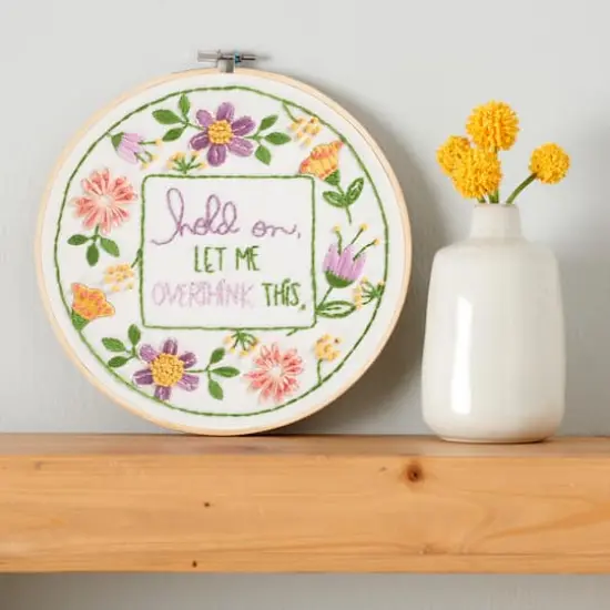 8" Overthink Embroidery Kit by Loops & Threads&reg; {6}