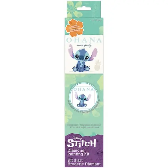 Camelot&reg; Dots Lilo & Stitch Ohana Diamond Painting Kit {4}