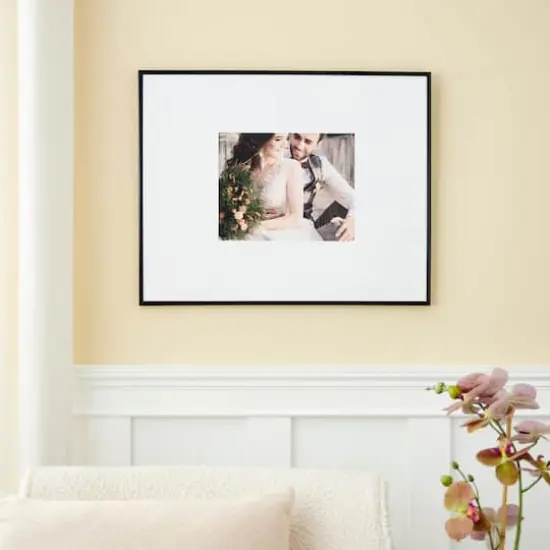 Basics Black Multipurpose Frame With Mat by Studio D&eacute;cor&reg; {4}