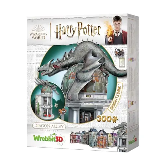 Harry Potter Diagon Alley Collection - Gringotts Bank 3D Puzzle: 300 Pcs {3}