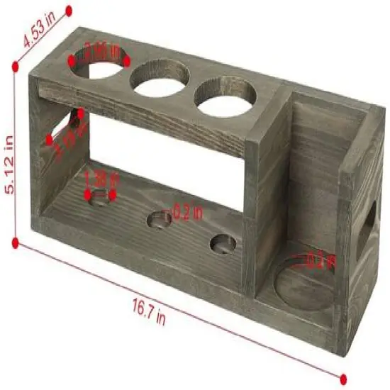 Olive Green Countertop Wine Rack {5}