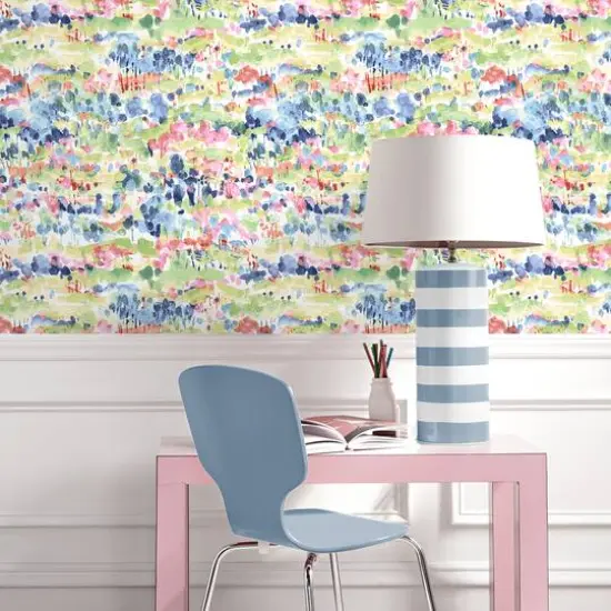 Surface Style Water Coloring Peel & Stick Wallpaper Spring {8}