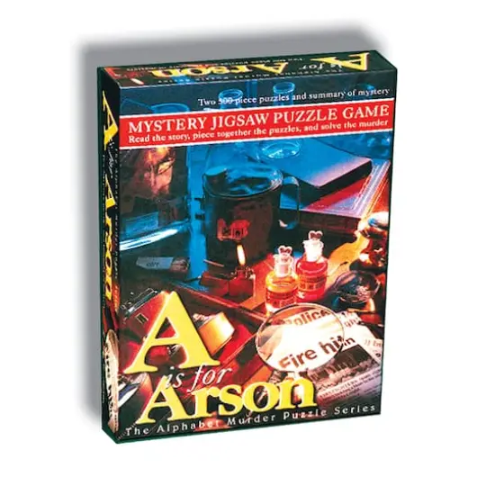 A is for Arson Murder Mystery 1,000 Piece Jigsaw Puzzle {3}