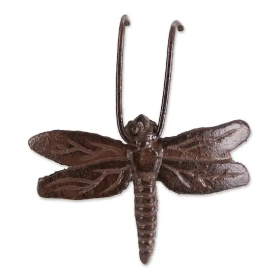 4" Dragonfly Cast Iron Pot Hanger Set, 4ct. {3}
