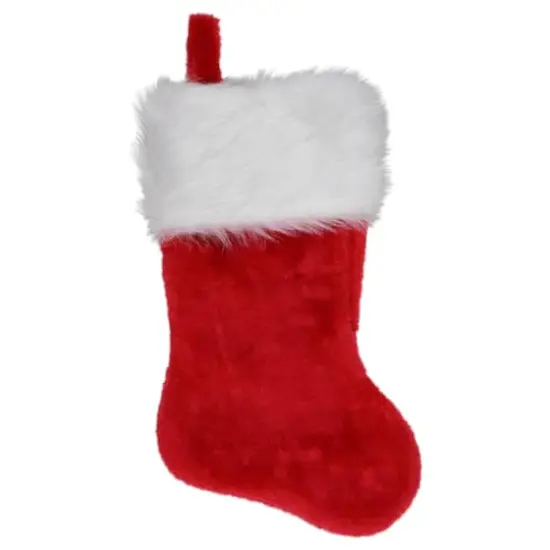 20" Luxurious Extra Plush Traditional Christmas Stocking {4}