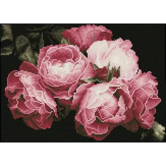 Diamond Dotz&reg; Intermediate Vintage Roses Diamond Art Painting Kit {1}