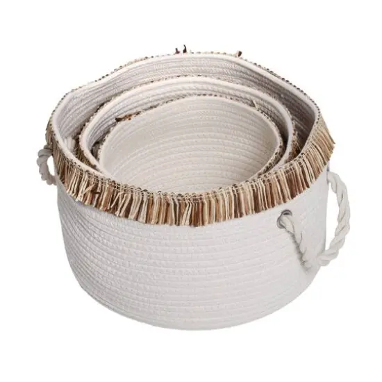 Honey Can Do Nesting Cotton Rope Basket Set {4}