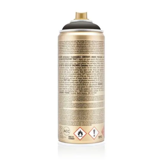 Montana&trade; Gold Acrylic Professional Spray Paint G8150 Concrete {7}