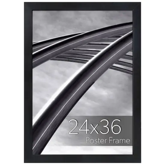 WallsThatSpeak Vertically or Horizontally Hanging Black 24" x 36" Picture Frame with Glass, 4ct. {8}