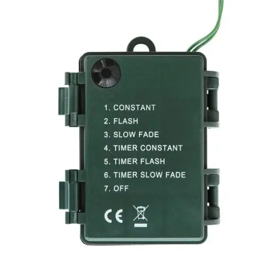 Glitzhome&reg; 36" Pre-Lit Snow Flocked Christmas Swag with LED Lights {7}