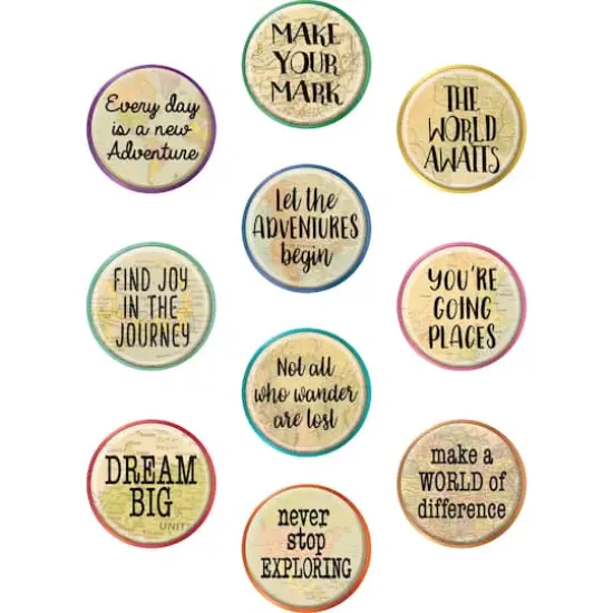 Teacher Created Resources Travel the Map Positive Saying Accents, 3 Packs of 30 {3}