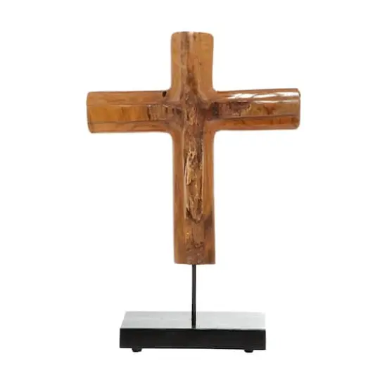 Brown Teak Wood Eclectic Style Table Decor 22" x 15" x 6" {4}