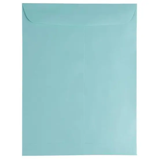 JAM Paper 9" x 12" Open End Catalog Premium Envelopes, 25ct. Aqua Blue {1}
