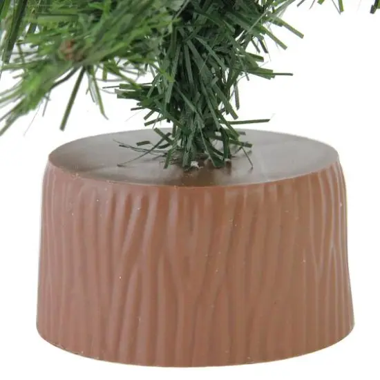 12" Unlit Mini Canadian Pine Artificial Christmas Tree {5}