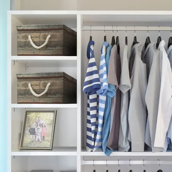 Sorbus 16.5" Rustic Wood Pattern Storage Box, 2ct. Brown Wood {3}