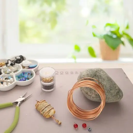 The Beadsmith&reg; Wire Elements&trade; 21 Gauge Tarnish Resistant Medium Temper Square Wire, 7yd. Natural Copper {5}