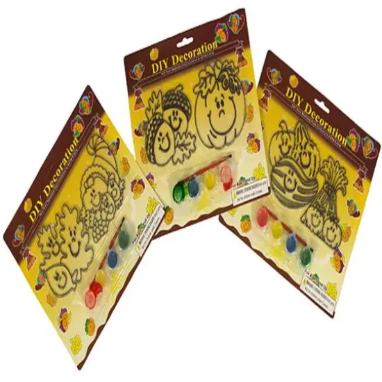 DIY Paint It Autumn Decorations, 288 Pack {3}