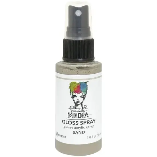 Dina Wakley Media Gloss Spray Sand {1}