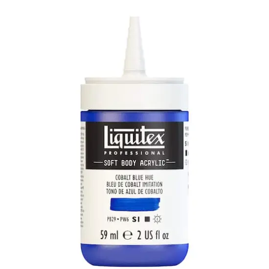 Liquitex&reg; Professional Soft Body Acrylic Bottle, 2oz. Cobalt Blue Hue {9}