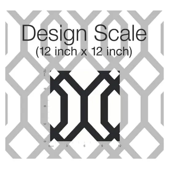 RoomMates Gazebo Lattice Peel & Stick Wallpaper Black {6}