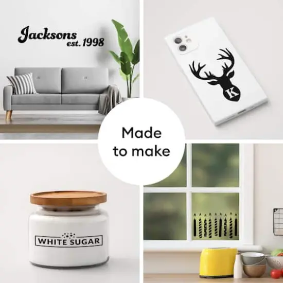 Cricut&reg; Premium Vinyl&trade;, Removable Black {5}