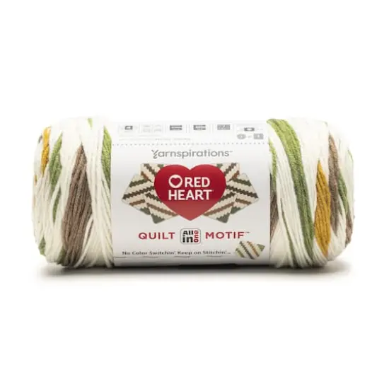 Red Heart&reg; All in One&trade; Quilt Motif Yarn Lineage {1}