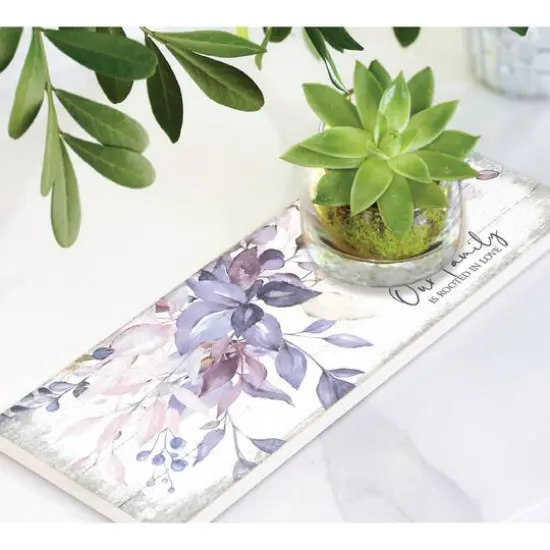 Our Family Is Rooted Wood Plaque {3}