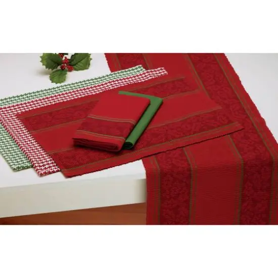 Tango Houndstooth Placemat Set, 13" x 19", 6 Piece {6}