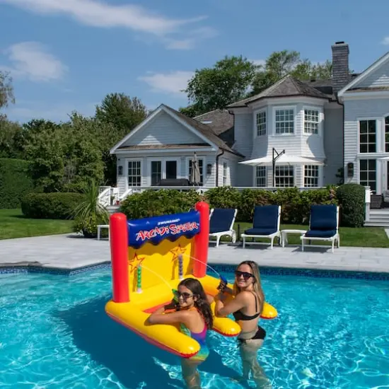 Swimline 45" Inflatable Arcade Shooter Target Swimming Pool Game {6}