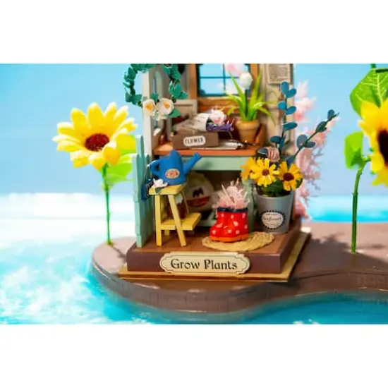 Rolife&reg; Dreaming Terrace Garden DIY Miniature Kit {4}