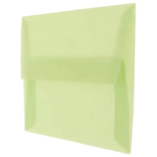 JAM Paper A10 Translucent Vellum Invitation Envelopes, 50ct. Leaf Green {4}