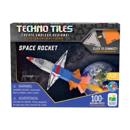 Techno Tiles - Space Rocket: 100+ Pcs {3}