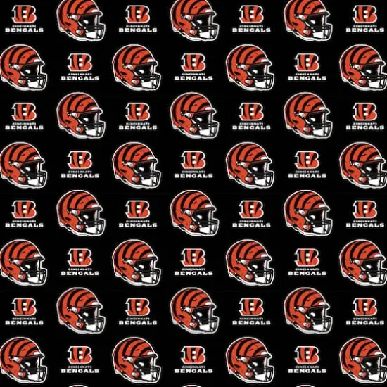 NFL Cincinnati Bengals Cotton Fabric {1}