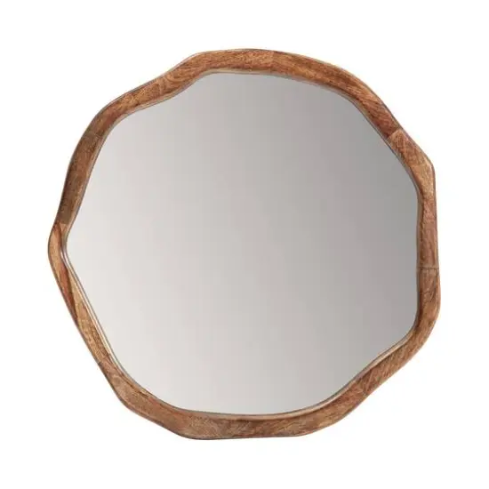 Habitat Imani 24" Wood-Framed Mirror {1}